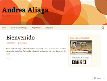 Tablet Screenshot of andreaaliaga.com